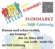 Jugendmachtflohmarkt / Benediktinerstift Göttweig / Jugendhaus Stift Göttweig Plakatausschnitt Jugendmachtflohmarkt 2018
