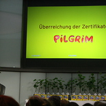 Überreichung der PILGRIM-Zertifikate