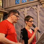 Gottfried Bodner und Michaela Bauer bei den klassischen Klarinettenklängen