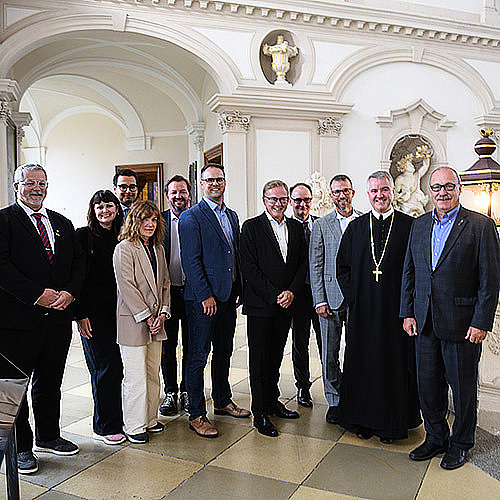 Delegation aus Kanada zu Besuch in Göttweig
