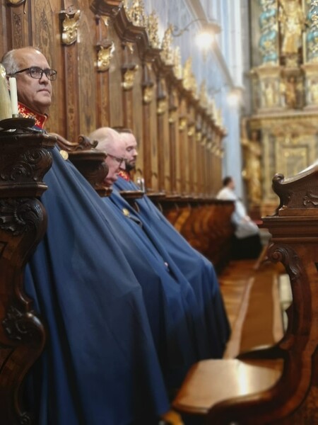 Feierliche Aufnahme neuer Mitglieder im Konstantinischen St. Georgs-Orden des Hauses Bourbon-Sizillien im Stift Göttweig.