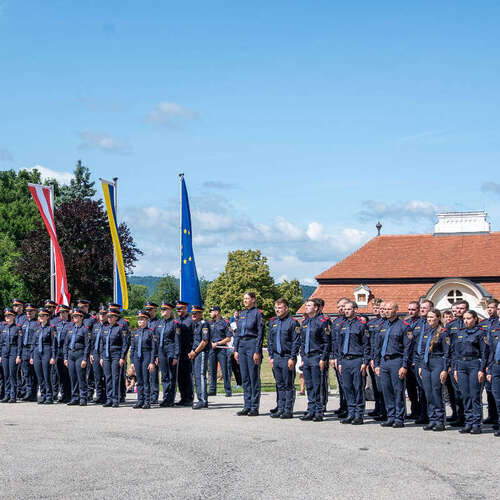 Ausmusterung Polizei 2025 / Stift Göttweig, Pater Pius Nemes Ausmusterung Polizei 2025