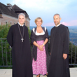 Göttweiger Sommerferst am 5.9.2012, LR Mag. Barbara Scharz, Abt Columban Luser, Pater Maurus Kocher