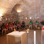 Abschluss Buchpräsentation in der Jugendhauskapelle