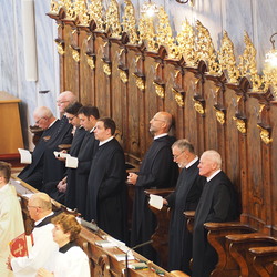Zeitliche Profess von Fr. Philippus und Fr. Thomas in Stift Göttweig