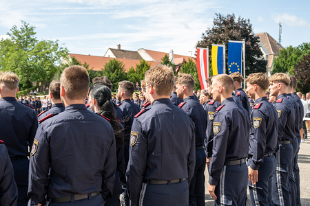 Ausmusterung und Angelobung Polizei 2025 / Stift Göttweig, Pater Pius Nemes Ausmusterung und Angelobung Polizei 2025