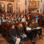 Spiritueller Start in der Stiftskirche